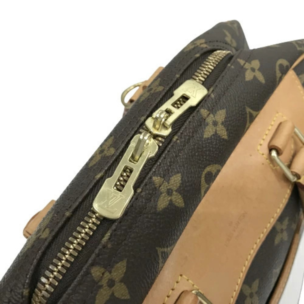 Louis Vuitton Deauville Handbag Boston Bowling Bag Brown Monogram - Picture 10 of 10